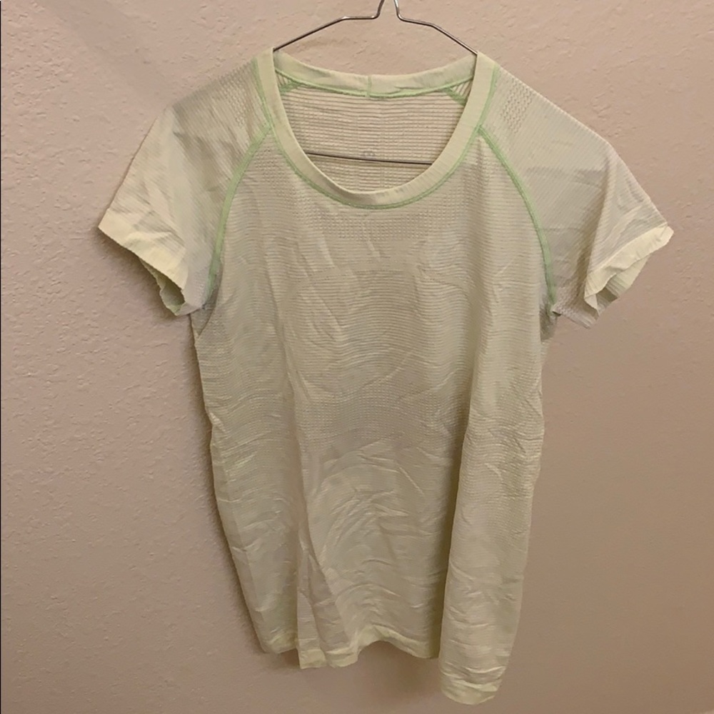 Lululemon Swiftly Short Sleeve — Neon Yellow